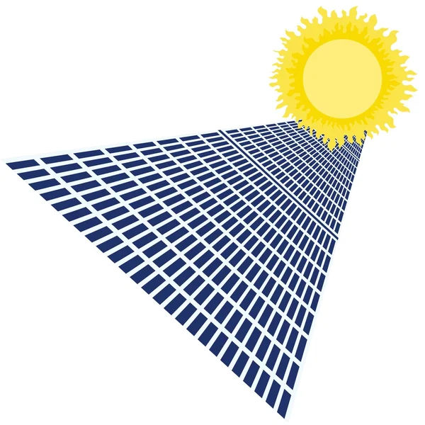Солнечные панели — стоковый вектор