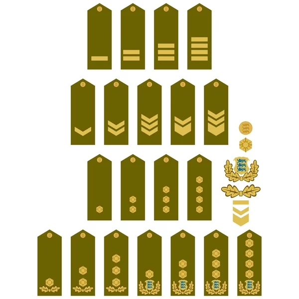 Insigne des forces armées Estonie — Image vectorielle
