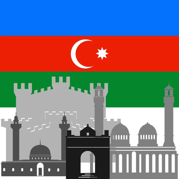 Azerbaigian — Vettoriale Stock