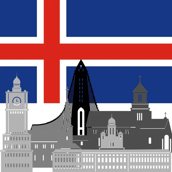 Islandia — Archivo Imágenes Vectoriales