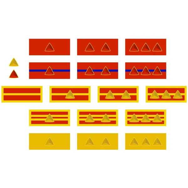 Abzeichen der chinesischen Kuomintang-Armee — Stockvektor