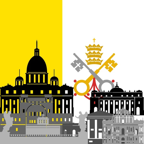 Vaticano — Vector de stock