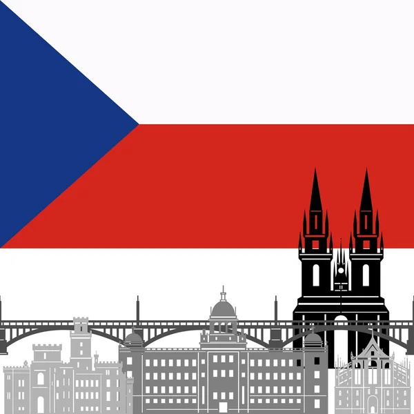 Czech Republic - — ストックベクタ