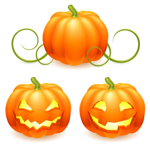 Calabaza de Halloween. — Vector de stock