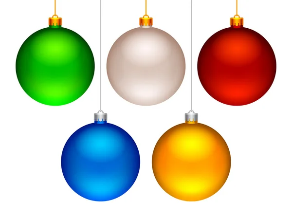 Christmas balls. — Stock Vector