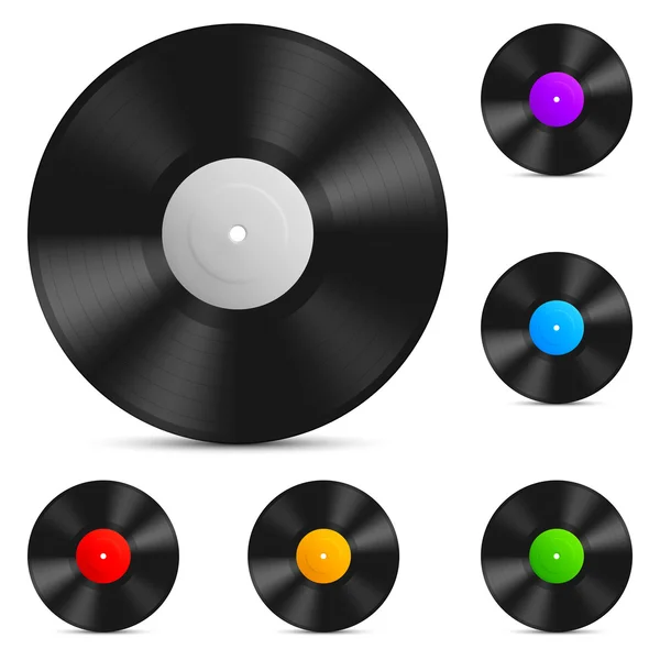 Grabación de vinilo. — Vector de stock