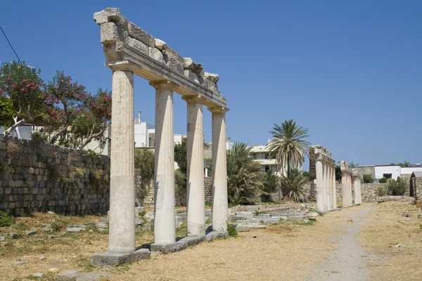 Αρχαιολογικός χώρος στο νησί της Κω, Ελλάδα — Φωτογραφία Αρχείου