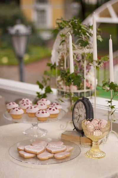 Hochzeitstisch — Stockfoto