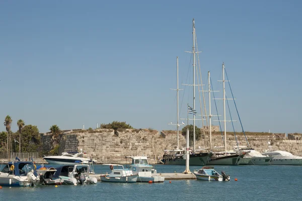 In the harbor of Kos, Greece — Stock Photo, Image