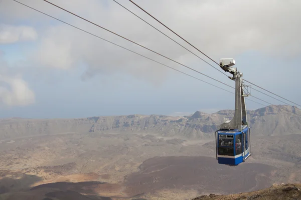 Kabinenbahn auf der Teide — Stockfoto
