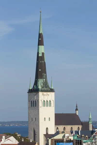 Oleviste kyrka i tallinn, Estland — Stockfoto