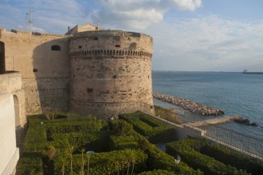 Aragon castle in Taranto, Italy clipart