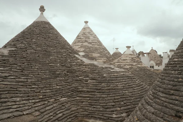 Roofs of Alborobello, 'trulli' — Stockfoto