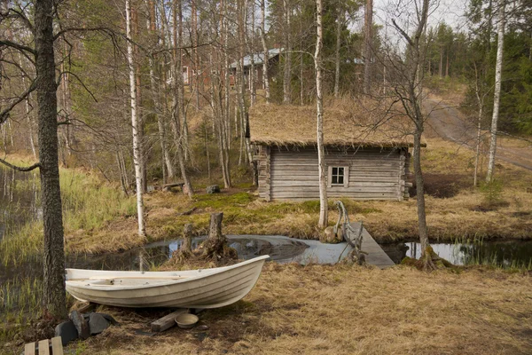 Villaggio finlandese — Foto Stock