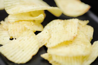 lezzetli patates cipsi portre