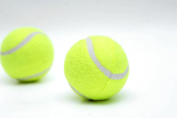 Closeup of two tennis balls — Stock Photo, Image