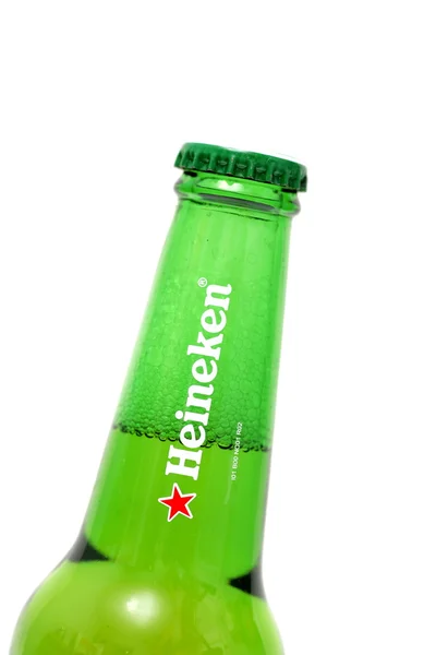 Bier fles heineken — Stockfoto