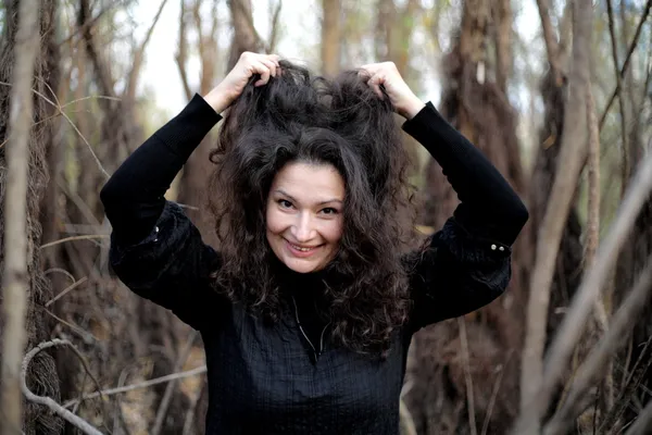 Shot of a gothic woman shot of a gothic woman — Stock Photo, Image