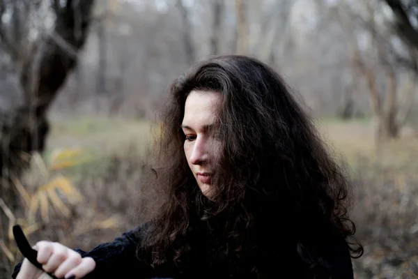 Shot of a gothic woman shot of a gothic woman — Stock Photo, Image