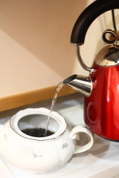 Red Kettle — Stock Photo, Image