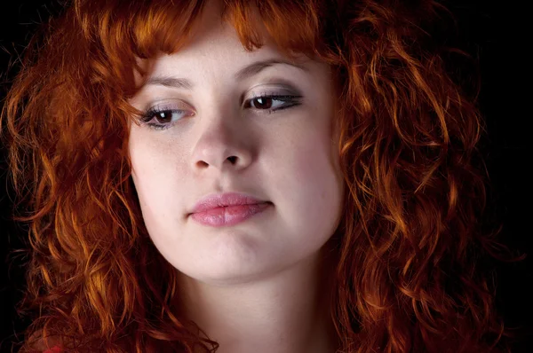 Attractive redhead woman — Stock Photo, Image