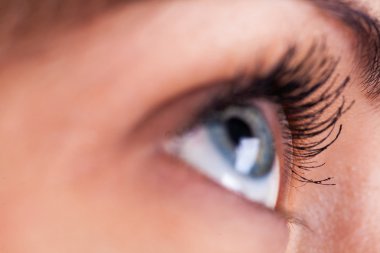 closeup göz bölgesi portre