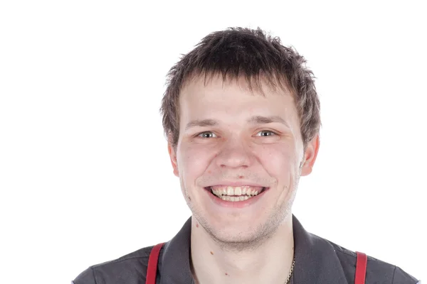 Retrato de Jovem Feliz — Fotografia de Stock