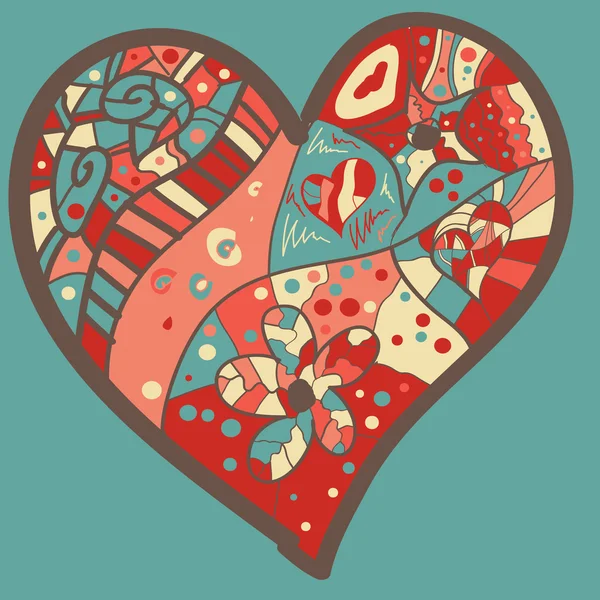 Love concept valentines — Stock Vector