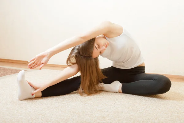 Woman do yoga — Stock Photo, Image