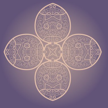 oryantal mandala motifi