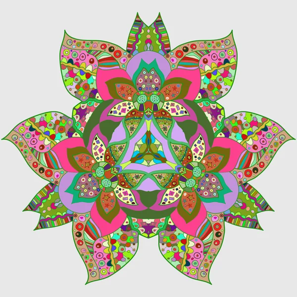 Oryantal geleneksel Süsleme motifi — Stok Vektör