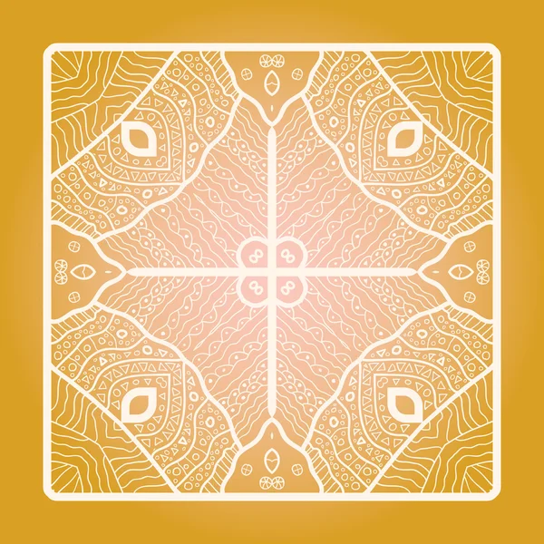 Oosterse mandala motief — Stockvector