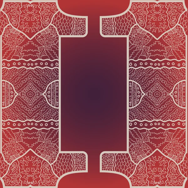 Mandala oriental motif — Image vectorielle