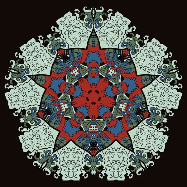 Oosterse mandala motief — Stockvector