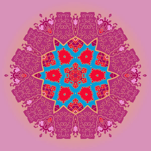 Mandala oriental motif — Image vectorielle