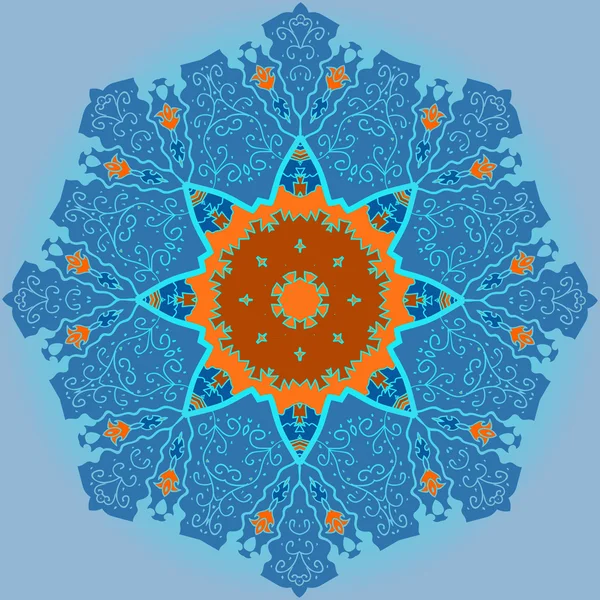 Orientaliska mandala motiv — Stock vektor