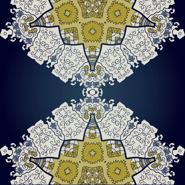 Mandala oriental motif — Image vectorielle