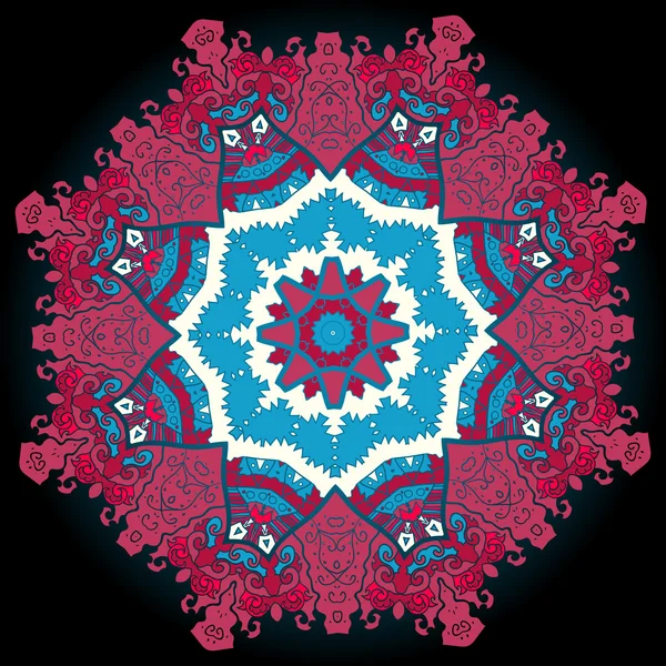 Orientaliska mandala motiv — Stock vektor