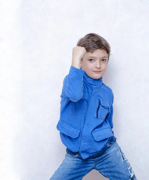 Happy baby boy, studio photo session — Stock Photo, Image