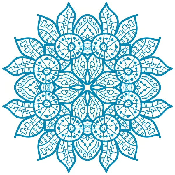 Motivo mandala oriental — Vector de stock