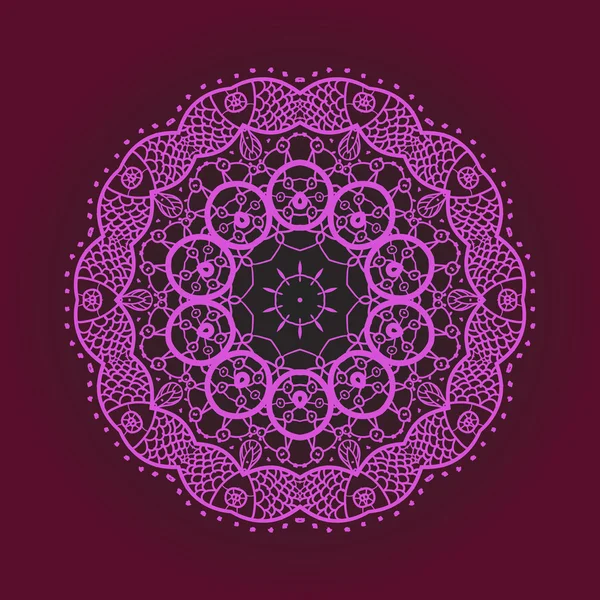 Orientalisches Mandala-Motiv — Stockvektor