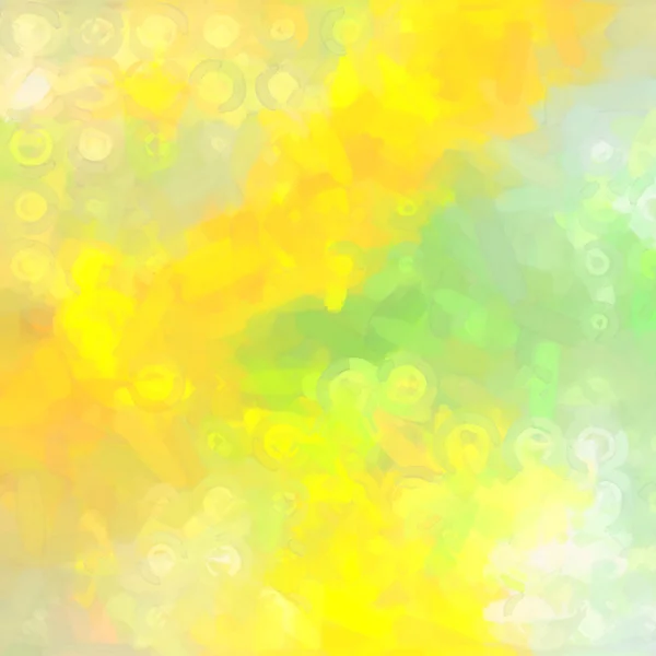 緑の黄色の抽象の水彩紙色を飛沫します。 — ストック写真
