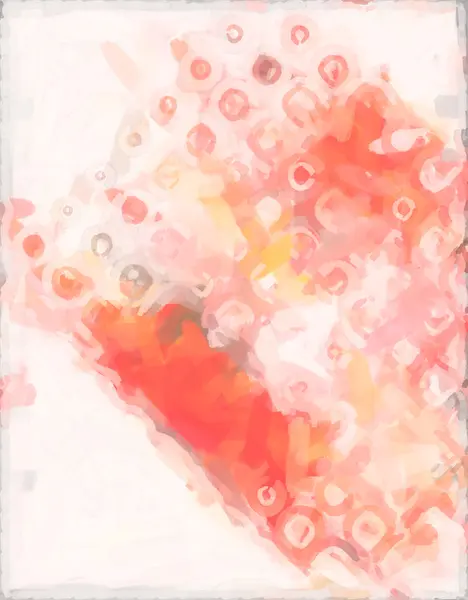 红色抽象水彩纸的颜色溅 — 图库照片