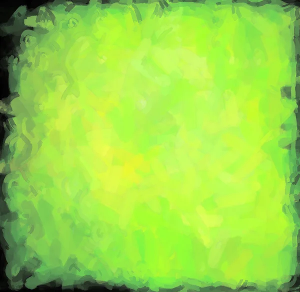 Papel aquarela abstrato amarelo verde de respingos de cor — Fotografia de Stock