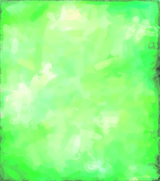 Green abstract watercolor paper of color splashes — Stock Photo, Image