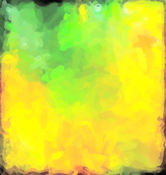Verde amarillo abstracto acuarela papel de salpicaduras de color —  Fotos de Stock