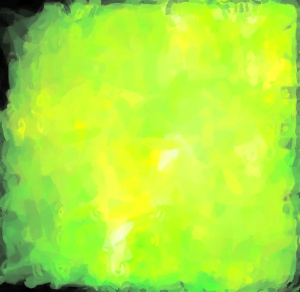 绿色抽象水彩纸的颜色溅 — 图库照片