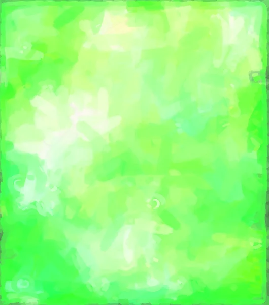 Green abstract watercolor paper of color splashes — Stock Photo, Image