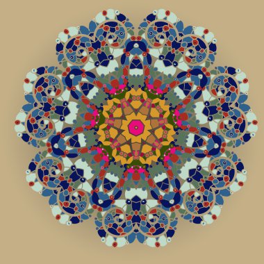oryantal mandala motifi