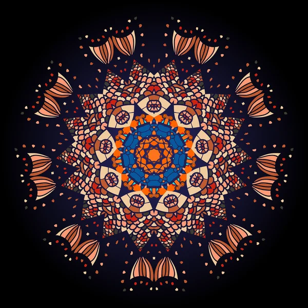 Oosterse mandala motief — Stockvector